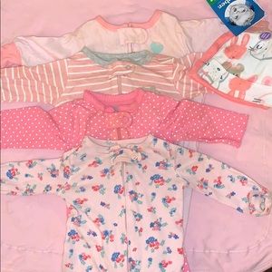 Baby onesies and hats